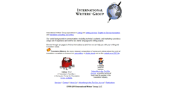 Desktop Screenshot of internationalwriters.com